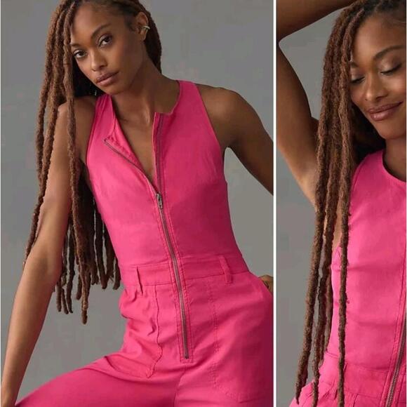 Maeve Anthropologie The Naomi Workwear Plus Size 22 Women's Jumpsuit #Z - Picture 2 of 15